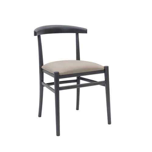 Chaise contemporaine - GRACE SE01  - New Life Contract - d'intérieur / en tissu / avec piètement en bois