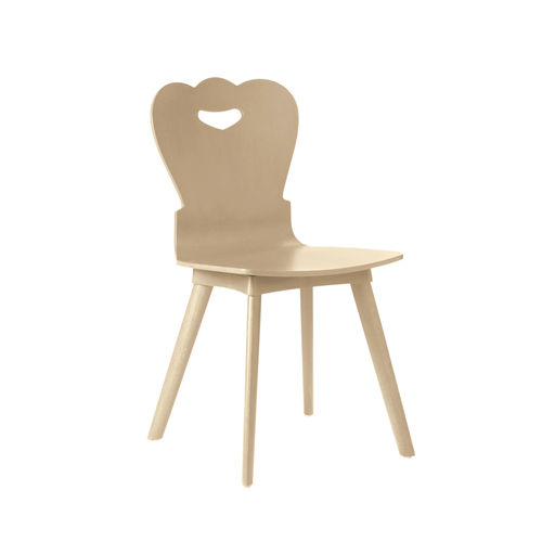 Chaise contemporaine - ALPINA SE01 BASE 14  - New Life Contract - d'intérieur / en contreplaqué / avec piètement en hêtre