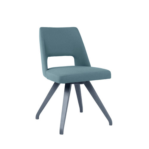 Chaise contemporaine - AMA SE02 - New Life Contract - d'intérieur / en tissu / en cuir