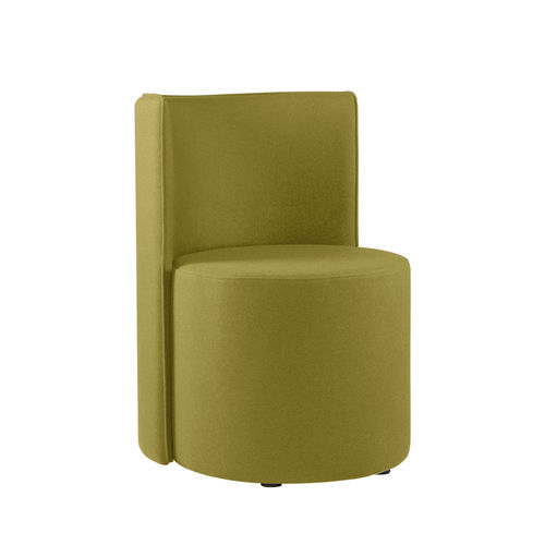 Chaise contemporaine - AND POT01 - New Life Contract - d'intérieur / en tissu / en cuir