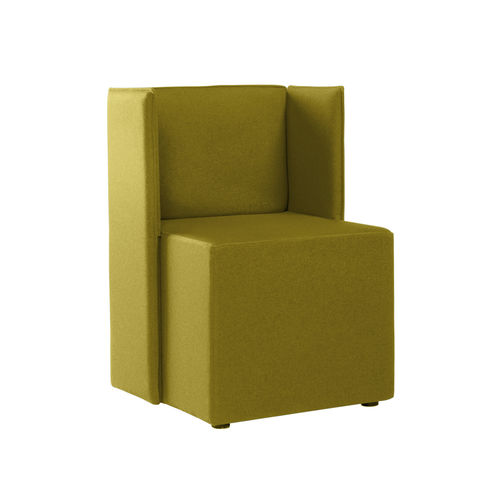 Chaise contemporaine - AND POQ01 - New Life Contract - d'intérieur / en tissu / en cuir