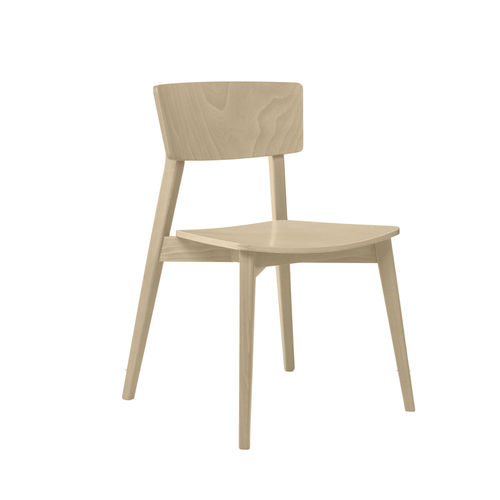 Chaise contemporaine - HELLEN SE01  - New Life Contract - d'intérieur / en bois / avec piètement en bois