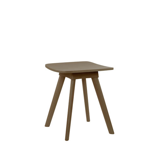 Tabouret contemporain - TECLA PF02 - New Life Contract - en hêtre / en contreplaqué / avec piètement en hêtre