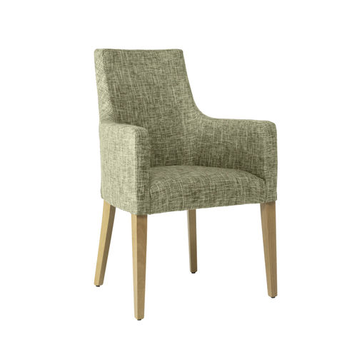 Chaise contemporaine - NANCY PO01 BASE 10 - New Life Contract - d'intérieur / en tissu / avec piètement en bois