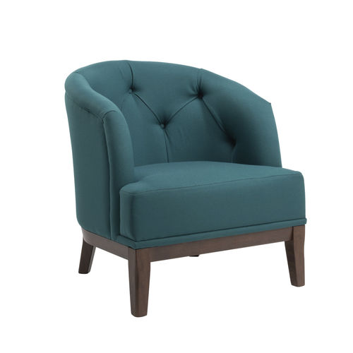 Fauteuil contemporain - ISOTTA PO02 - New Life Contract - en tissu / en hêtre / couleur personnalisable