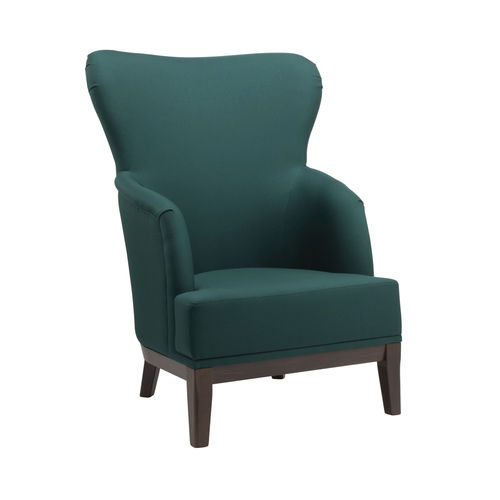 Fauteuil classique - ISOTTA BE01 - New Life Contract - en tissu / en hêtre / avec dossier haut
