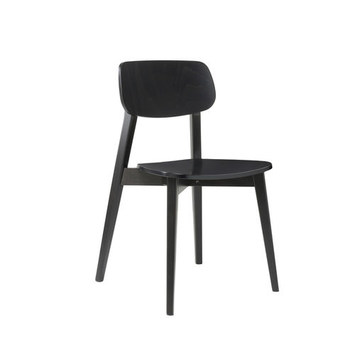 Chaise contemporaine - HELLEN OVAL ONE SE01 - New Life Contract - d'intérieur / en bois / empilable