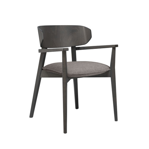 Chaise contemporaine - HELLEN PLUS PO - New Life Contract - d'intérieur / en tissu / en cuir