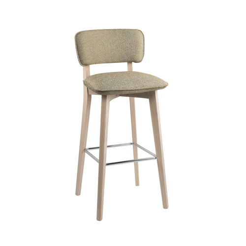 Chaise de bar contemporaine - HELLEN SOFT SG07 - New Life Contract - d'intérieur / en tissu / en cuir