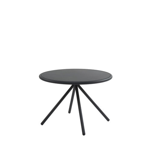 Table basse contemporaine - L'ALA TC01 D60 - New Life Contract - en aluminium / avec piètement en aluminium / ronde