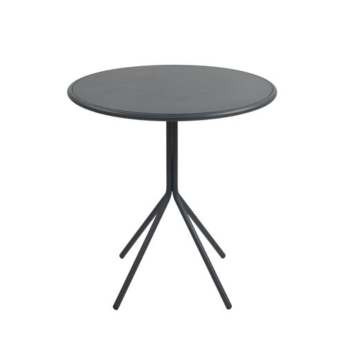 Table contemporaine - L'ALA TV01T - New Life Contract - en aluminium / avec piètement en aluminium / ronde