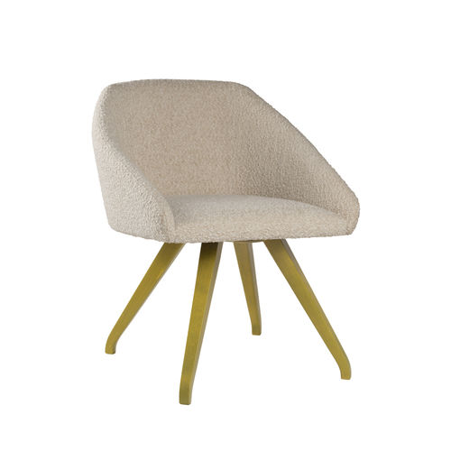 Chaise contemporaine - TATI SE01 - New Life Contract - d'intérieur / en cuir / en tissu