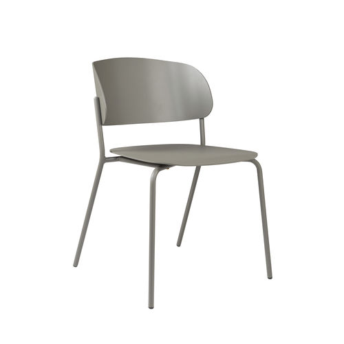 Chaise contemporaine - L'ALA SE01 - New Life Contract - d'intérieur / d'extérieur / en aluminium
