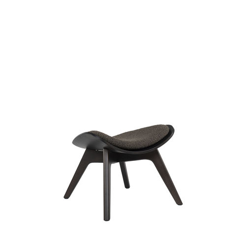 Pouf contemporain - HARLOCK PF02 - New Life Contract - en cuir / en bois massif / en tissu