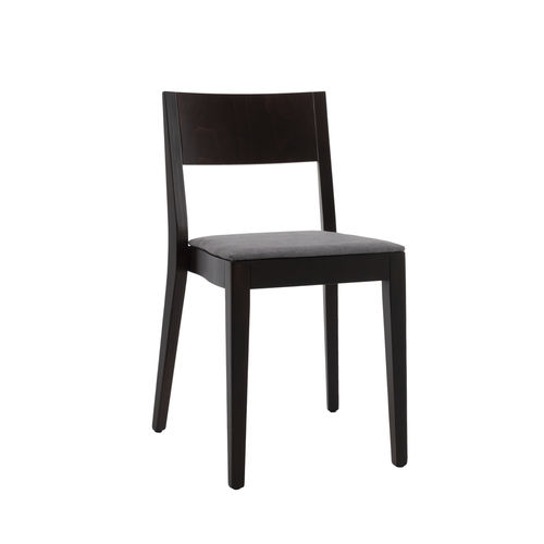 Chaise contemporaine - SIMPLE SE02 - New Life Contract - d'intérieur / en cuir / en tissu