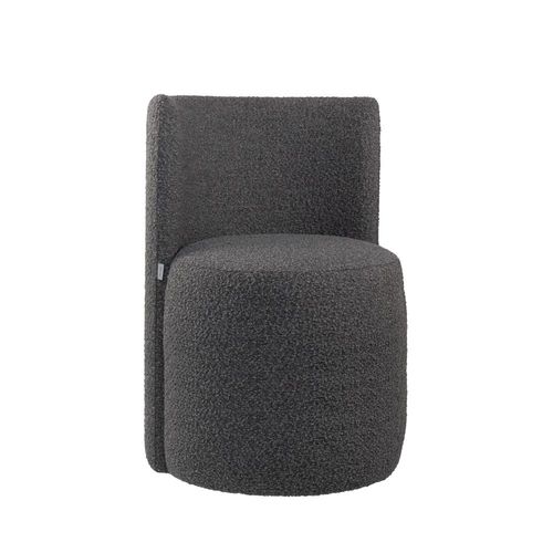 Fauteuil contemporain - POT01S - New Life Contract - en tissu / en bois massif / rond