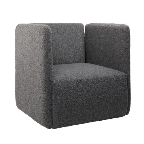 Fauteuil contemporain - AND PLQ01S - New Life Contract - en tissu / en bois / carré