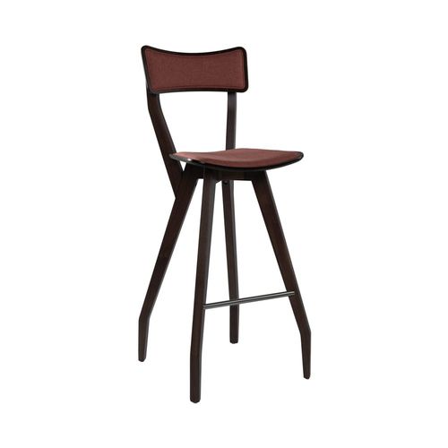 Tabouret de bar contemporain - MARTINA SG03S - New Life Contract - en contreplaqué / avec piètement en hêtre / avec piètement en métal