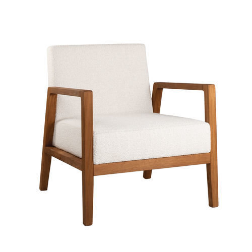 Fauteuil contemporain - ARISA PL01 - New Life Contract - en tissu / en bois massif / écolabel Greenguard®