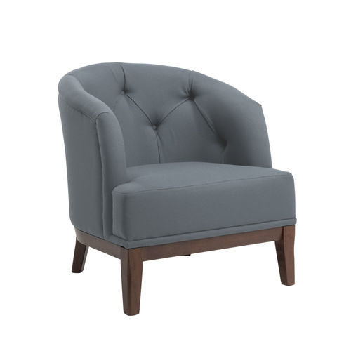 Fauteuil contemporain - ISOTTA PO02 - New Life Contract - en tissu / en hêtre / couleur personnalisable