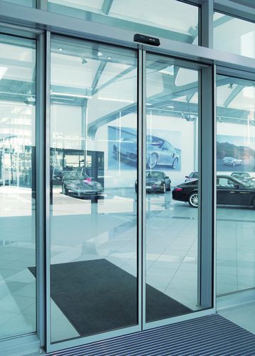 Porte d'entrée - COMPACTMASTER - Gretsch-Unitas - en métal / coulissante / vitrée