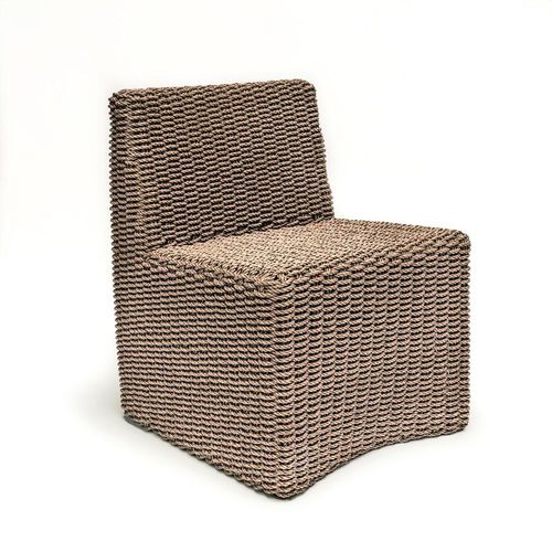 Chaise contemporaine - CLAIRE - GOMMAIRE - d'extérieur / en osier / résidentielle