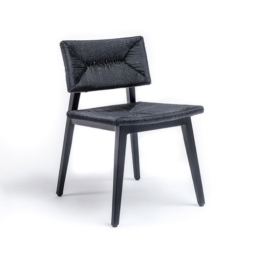 Chaise contemporaine - MARIE - GOMMAIRE - d'extérieur / en aluminium / résidentielle