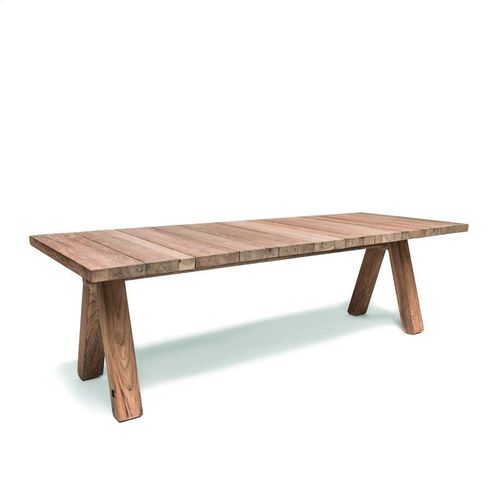 Table à manger contemporaine - ZIGGY - GOMMAIRE - en teck / rectangulaire / résidentielle