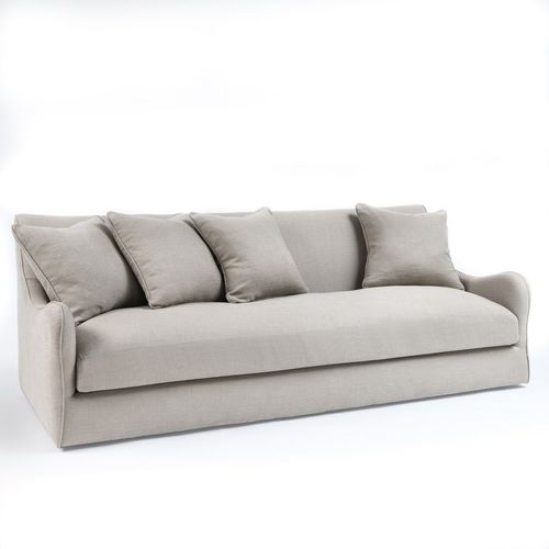 Canapé contemporain - BERNARD - GOMMAIRE - en tissu / beige / 3 places