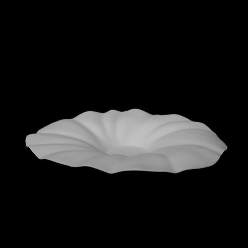 Assiette de présentation - FLEUR - Jacques Pergay - ronde / en porcelaine de Limoges / pour restaurant gastronomique
