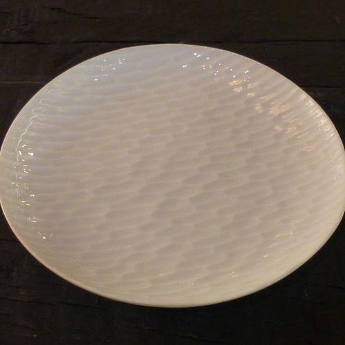 Assiette plate - EMPREINTE - Jacques Pergay - ronde / en porcelaine de Limoges / pour restaurant gastronomique