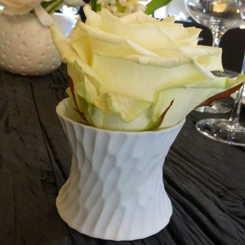 Coquetier en porcelaine de Limoges - EMPREINTE - Jacques Pergay - pour restaurant