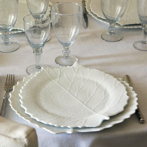 Assiette plate - ARBRE POCHETTE - Jacques Pergay - de présentation / ronde / en porcelaine de Limoges