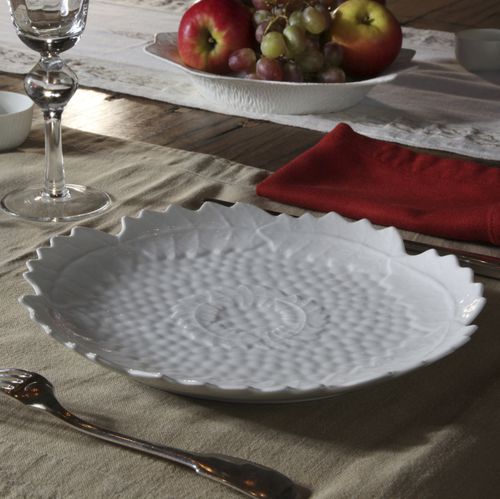 Assiette plate - MURE - Jacques Pergay - ronde / en porcelaine de Limoges / pour restaurant gastronomique