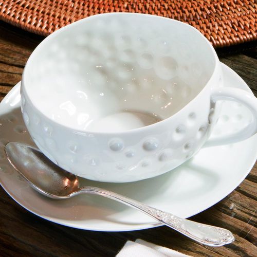 Tasse en porcelaine de Limoges - CORAIL - Jacques Pergay - pour restaurant