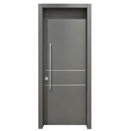 Porte d'entrée - FR90 : SANTEE - REMO Security Doors - en acier galvanisé / battante / pleine