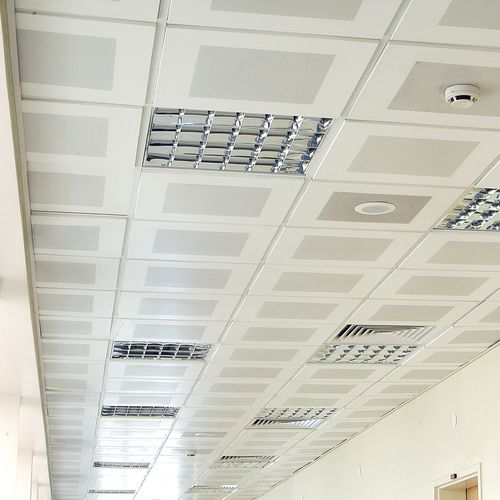 Faux-plafond en métal - LAY-IN SYSTEM - Tacer Ltd. - en panneaux / acoustique