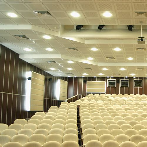 Faux-plafond de plâtre - T-24 LAY-ON - Tacer Ltd. - en dalles / acoustique / ignifuge