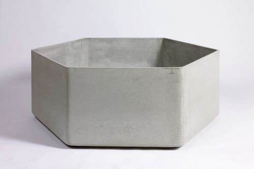 Jardinière en fibro-ciment - HEXAGO - green-form - hexagonale / contemporaine / pour espace public