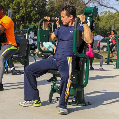 Appareil de musculation butterfly - UBX-208 - Greenfields Outdoor Fitness - presse à épaules / presse pectorale / d'extérieur