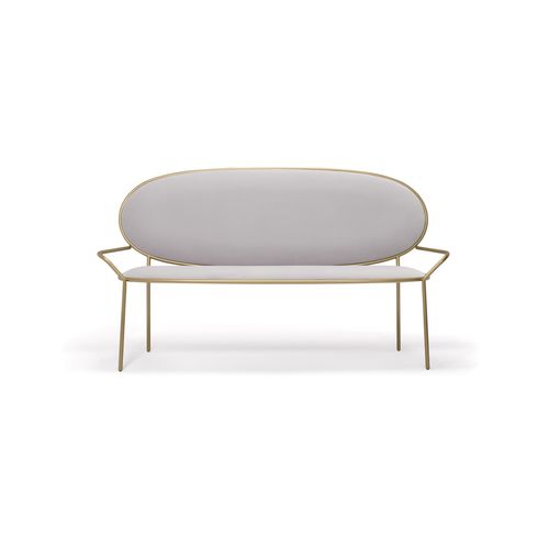 Banquette contemporaine - STAY - Sé collections - en tissu / en cuir / avec dossier