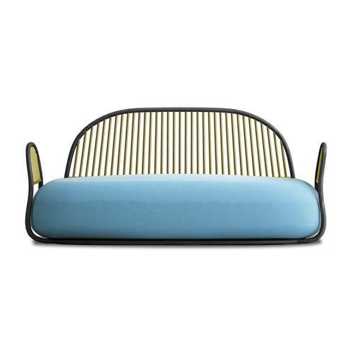 Canapé contemporain - CIRCE - Sé collections - en tissu / en cuir / bleu