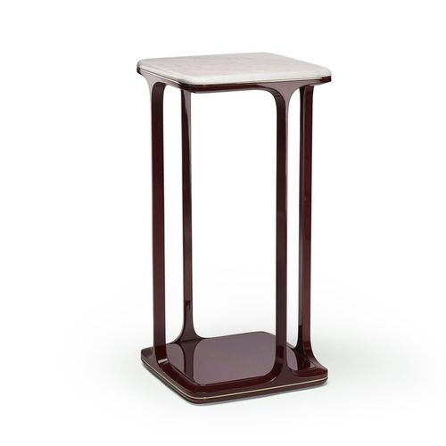 Table d'appoint contemporaine - HERACLES - Sé collections - en bois / en marbre / carrée