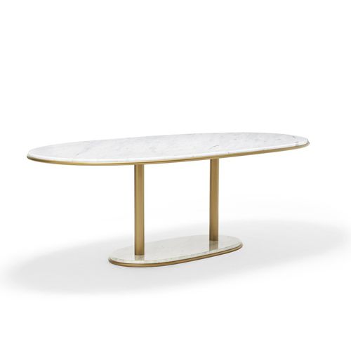 Table à manger contemporaine - STAY - Sé collections - en marbre / ovale / résidentielle