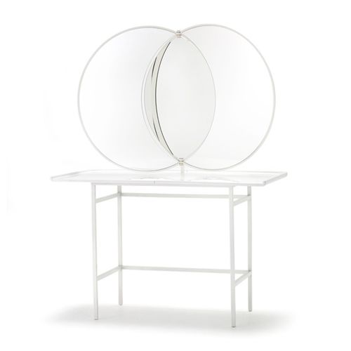 Coiffeuse contemporaine - OLYMPIA - Sé collections - en acier / en verre