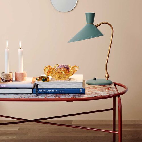 Lampe de table - BLOOM - Warm  Nordic - en laiton / en acier laqué / classique