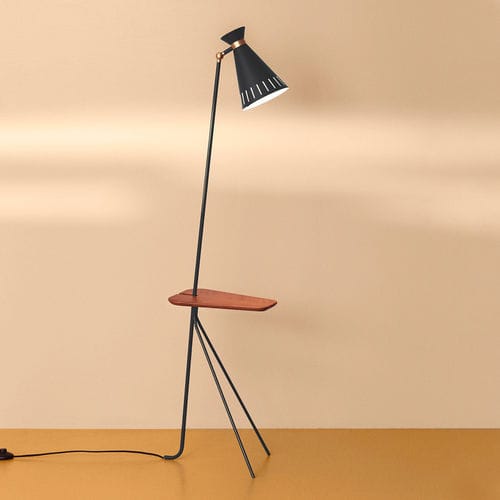Lampe de sol - CONE - Warm  Nordic - en laiton / en acier laqué / classique