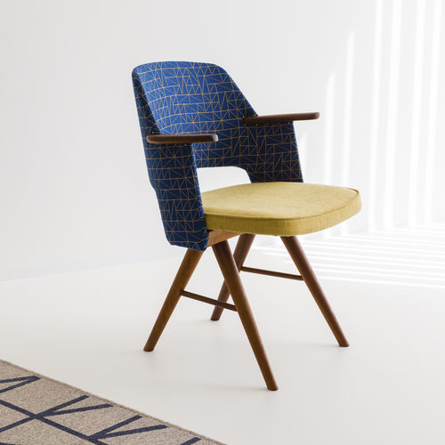 Tissu d'ameublement - ATOM - Aristide - uni / en PES / lavable