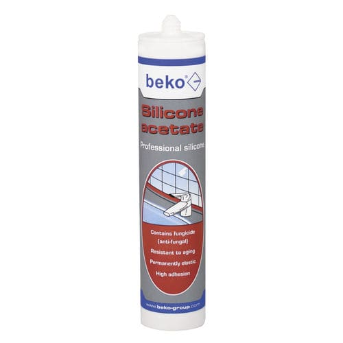 Mastic élastique - ACETATE - Beko Group Ltd - à base de résine de silicone / de réparation / étanche