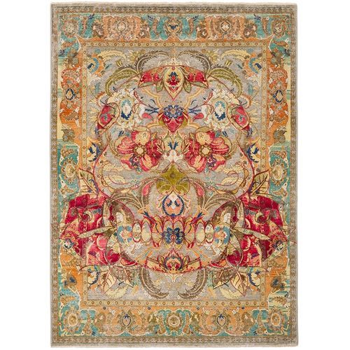 Tapis traditionnel - SKULL  - Knots rugs - à fleurs / en laine / en soie